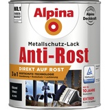 Alpina Anti-Rost Metallschutz-Lack 750 ml glänzend schwarz