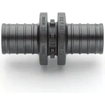 Rehau Kupplung RAUTITAN PX 16 x 16 mm schwarz mit Zentriernocken für Trinkwasser-Heizung