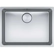 Franke MYX 110-55 rechts Unterbauspüle Edelstahl gebürstet Handbetätigung 1100 x 550 mm