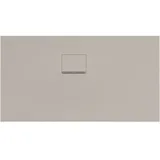Villeroy & Boch V&B Duschwanne Squaro Infinity 130x70x4cm, almond, Eck-Einbau li gg Wa