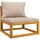 vidaXL Garten-Lounge-Set 3-tlg. braun