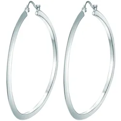 Lulu & Jane Creolen aus Metall-Legierung in Silber   Damen 