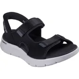 SKECHERS Herren Go Walk Flex Sandal Easy Entry Sportsandale, Schwarz, 47 EU - 47 EU