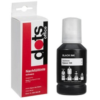 dots schwarz Tintenflasche kompatibel zu EPSON 105 (T00Q1)