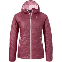 Schöffel Ins Jacket Style Cascata WMS, leichte Steppjacke, Outdoorjacke mit nachhaltiger PrimaLoft Black Eco Wattierung: wasserabweisende Windjacke, acai, 38,