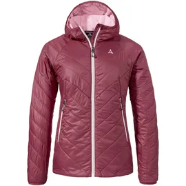 Schöffel Ins Jacket Style Cascata WMS, leichte Steppjacke, Outdoorjacke mit nachhaltiger PrimaLoft Black Eco Wattierung: wasserabweisende Windjacke, acai, 38,