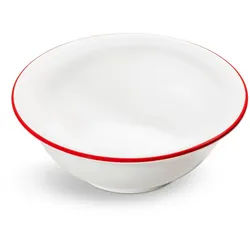 Gmundner Keramik Rubinroter Rand, Salatschüssel (Ø 20cm)