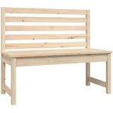 vidaXL Gartenbank 109 x 23 x 92 cm Braun