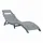 vidaXL Sonnenliege 93 x 59 x 22 cm Grau