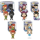 Funko Pop! - Disney Peter Pan 6er Set (Peter Pan, Wendy, Captain Hook, Mermaid, Peter Pan & sein Schatten)