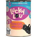 lucky lou Katzen-Nassfutter Lifestage Adult Geflügel & Ente 400 g