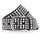 B.belt Quinn Leder schwarz/silber 100 cm
