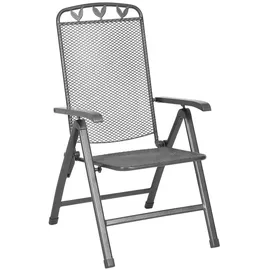 Greemotion Klappsessel Toulouse 58 x 64 x 108 cm eisengrau