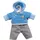 Heless Puppen-Jogginganzug Pink/Blau (1240)