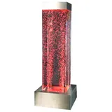 JVmoebel Zimmerbrunnen Wasser Säule 20*80cm Wasserwand Säulen Wand Trennwand Led Beleuchtet, Made in Europa beige