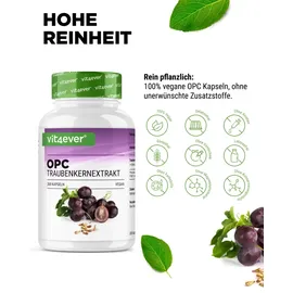 Vit4ever OPC Traubenkernextrakt Kapseln 300 St.