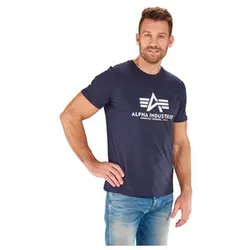 Alpha Industries "Basic T" T-Shirts blau, L