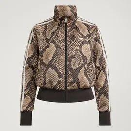 adidas SATIN FIREBIRD ORIGINALS JACKE, SCHLANGENPRINT - linen, magic beige, - S,