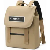 KONO Rucksack Damen Groß Handgepäck Herren 15.6 Zoll Laptop Rucksack Schulrucksack Teenager Unisex Rolltop Rucksack Wasserdichter Tagesrucksack Anti Diebstahl Tasche für Schule