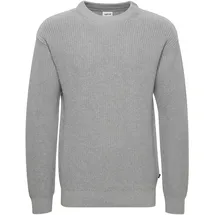 !Solid Rundhalspullover Grau XXL