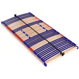 stabiler Lattenrost 100% BUCHE Lattenrahmen - nicht verstellbar, starr - SCHULTERFRÄSUNG, 7 Zonen, 42 Federleisten, Härte-Regulierung, Mittelgurt - FIX SLEEP BEST 42® unmontiert (90x190cm)