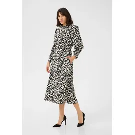 Kaffe Blusenkleid Grau/Schwarz 34