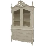 Casa Padrino Küchenbuffet Luxus Landhausstil 150 x 60 x 255 cm Cremefarben