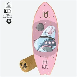Balance Board Little Hero – Surf Trainer mit Korkrolle Einheitsfarbe NO SIZE