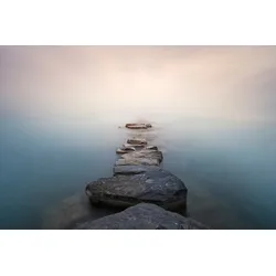 Fototapete PAPERMOON "Photo-Art JOAQUIN GUEROLA, STEINE", bunt, B:4,00m L:2,60m, Vlies, Tapeten