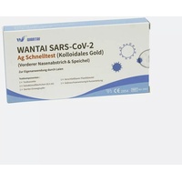 Wantai SARS-Cov-2 Ag Schnelltest (Kolloidales Gold) Laientest 2in1 (Lollitest und nasal) CE2854  1 Stück