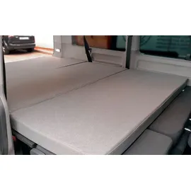 k'foam Faltmatratze 185 x 148 x 8 cm Baumwolle/Leinen