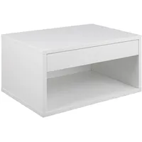 VCM Nachtschrank Cholet 50 x 24,3 x 35 cm Weiß