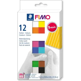 Staedtler Fimo Soft Modelliermasse 12 Farben