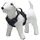 beeztees Y-Geschirr Hunde Y-Geschirr Parinca Supreme schwarz schwarz Verstellmöglichkeit: 76 - 96 cm Breite: 30 mm