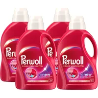 PERWOLL Color Waschmittel 4x 27 WL (108 Waschladungen), Feinwaschmittel reinigt sanft und erneuert Farben und Fasern, für alle farbigen Textilien, Color Waschmittel mit Dreifach-Renew-Technologie