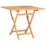 vidaXL Gartentisch Klappbar 85 x 85 x 76 cm Braun
