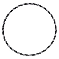 Hoopomania Hula-Hoop-Reifen Faltbarer Anfänger Hula Hoop Reifen, Grau Ø95cm grau Ø 95 cm