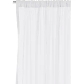 LeGer Home by Lena Gercke Vorhang "Lanea" Gr. 4, weiß, B:135cm H:245cm, Baumwolle, Polyester, LEGER HOME BY LENA GERCKE, Gardinen, Leinenoptik, 1 Schal, verschiedene Größen