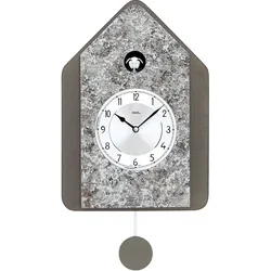 moderne Kuckucksuhr mit Metallic-Auflage - AMS Modell: 7496