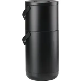 ZONE Denmark Circular Mülleimer 22 + 12 l Schwarz