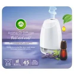 AIR WICK Aroma-Öl Diffuser Duftspender Starter-Set 3073410 , Entspannender Lavendel