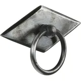 SCHÖRGHOFER & FREHE Hängegriff Karo mit Schild & altverzinnt