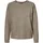 Vero Moda Damen, Vmdoffyshine Ls O-Neck Blouse Rep Noos Strickpullover, Silver Mink/Detail:W. gold lurex, X-Large