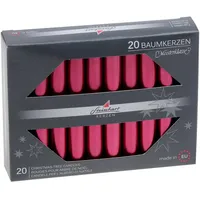 Stumpenkerzen Baumkerzen Edelglanz Bordeaux 95 x Ø 13 mm,