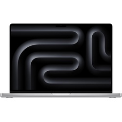 Apple MacBook Pro – Late 2023 (16″, M3 Pro, 18 GB, 512 GB, DE), Notebook, Silber