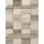 vikosa Quadra, beige Creme braun), B:120cm H:15mm L:180cm, Wolle, Teppiche, Handgemacht, Kariert, Karo, Natur, Wolle, Wohnzimmer,Schlafzimmer