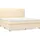 vidaXL Boxspringbett 200 x 200 cm Creme