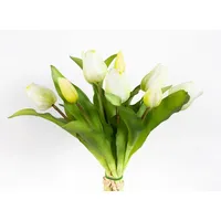 Seidenblumen Roß Tulpenbund Nature Real Touch 32x26cm mit 10
