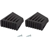 Krause Fußkappe für Klapptritte & Stufen-Steh-Leitern 2 Stück 40x20 mm