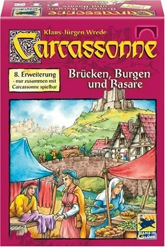 Hans im Glück 48201 - Carcassonne: Brücken, Burgen und Basare (8. Erweiterung) (Neu differenzbesteuert)